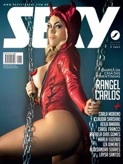 Rangel Carlos Nua na Revista Sexy de Dezembro de 2019
